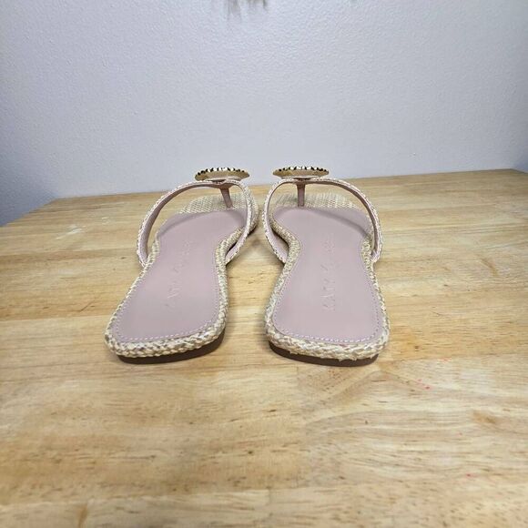 Katy Perry The Camie Shell Sandal Natural Woven Size 8 - Picture 8 of 13